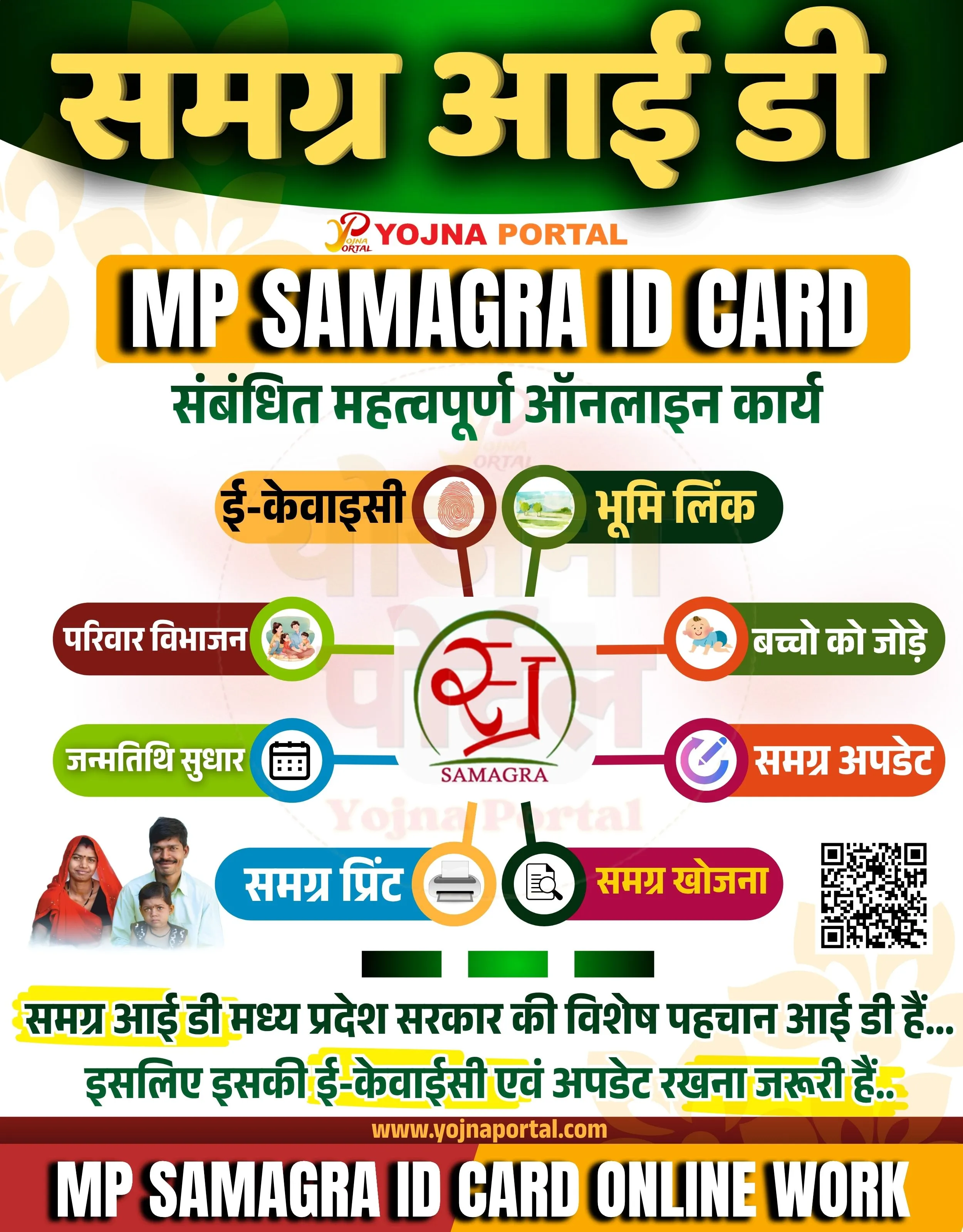 Samagra Id Related Works | www.YojnaPortal.com